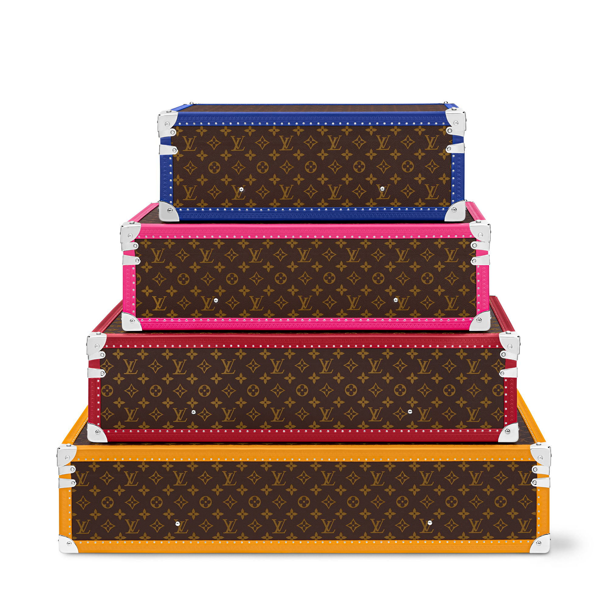 Pyramide Bisten 50 - 80 Monogram Macassar Canvas - Trunks and
